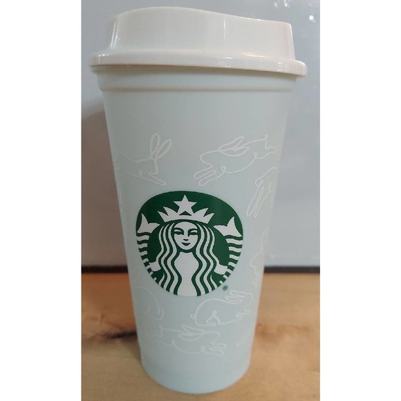 RARE!!! Starbucks 16oz 2013 Easter Cold Cup - Picture 1 of 3